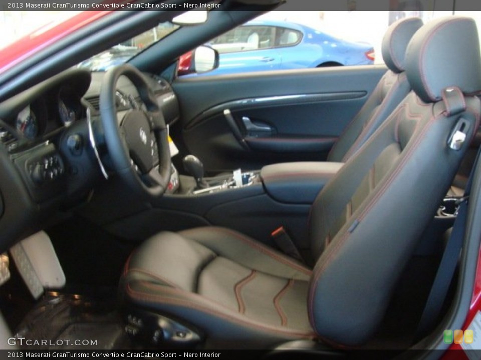 Nero Interior Photo for the 2013 Maserati GranTurismo Convertible GranCabrio Sport #78497708