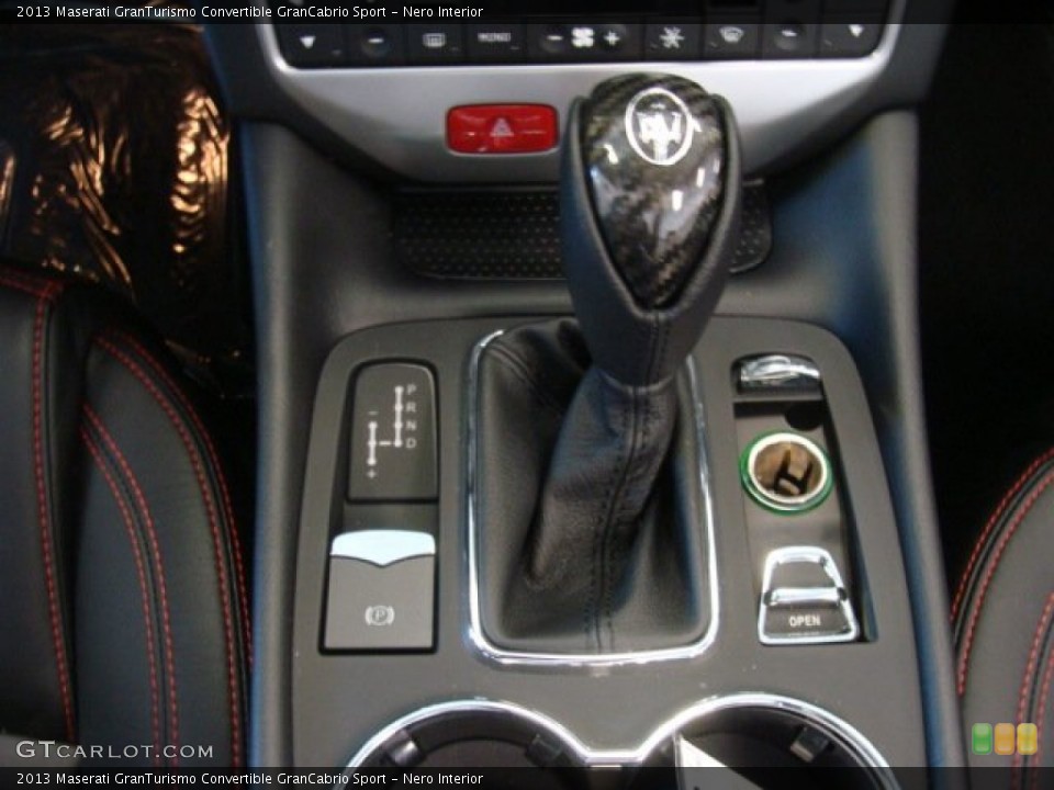 Nero Interior Transmission for the 2013 Maserati GranTurismo Convertible GranCabrio Sport #78497946