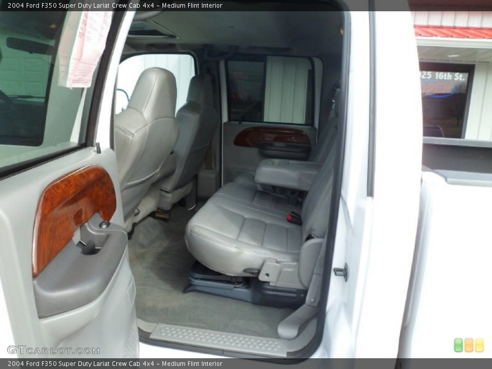 Medium Flint Interior Rear Seat for the 2004 Ford F350 Super Duty Lariat Crew Cab 4x4 #78499184