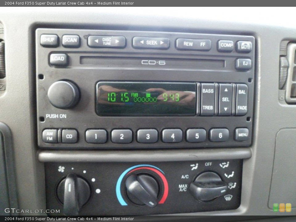 Medium Flint Interior Audio System for the 2004 Ford F350 Super Duty Lariat Crew Cab 4x4 #78499370