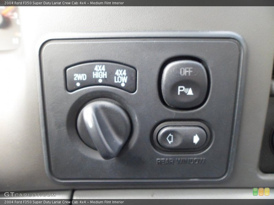 Medium Flint Interior Controls for the 2004 Ford F350 Super Duty Lariat Crew Cab 4x4 #78499385
