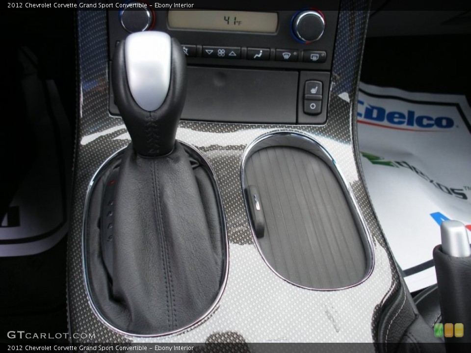 Ebony Interior Transmission for the 2012 Chevrolet Corvette Grand Sport Convertible #78499742