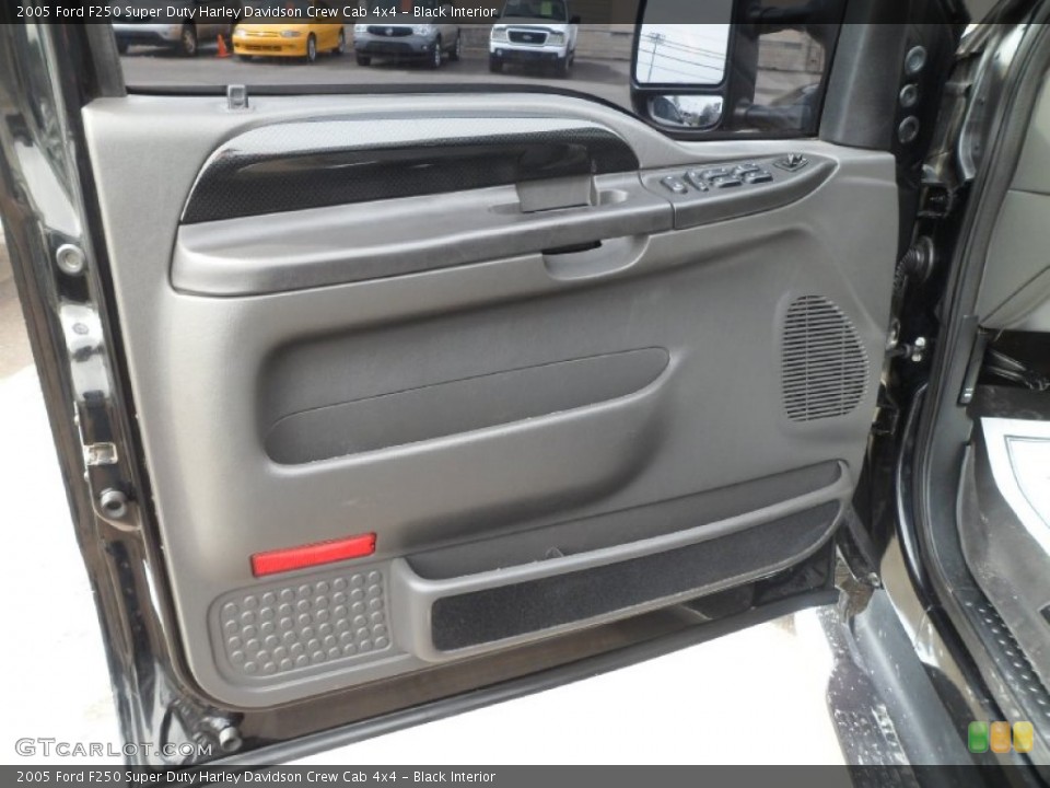 Black Interior Door Panel for the 2005 Ford F250 Super Duty Harley Davidson Crew Cab 4x4 #78500186