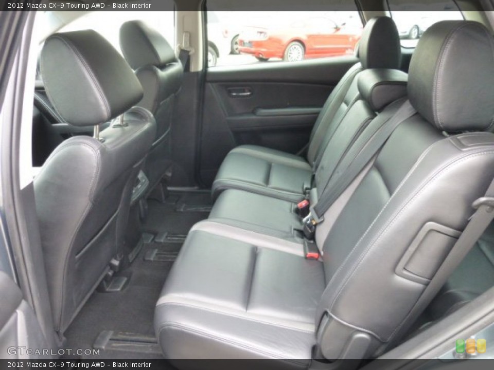 Black Interior Rear Seat for the 2012 Mazda CX-9 Touring AWD #78500387