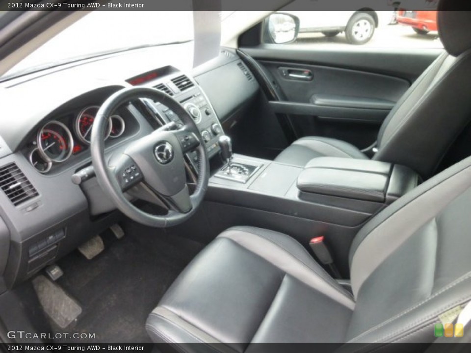 Black Interior Prime Interior for the 2012 Mazda CX-9 Touring AWD #78500416