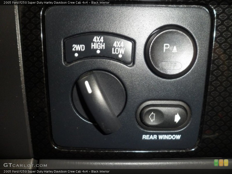 Black Interior Controls for the 2005 Ford F250 Super Duty Harley Davidson Crew Cab 4x4 #78500432