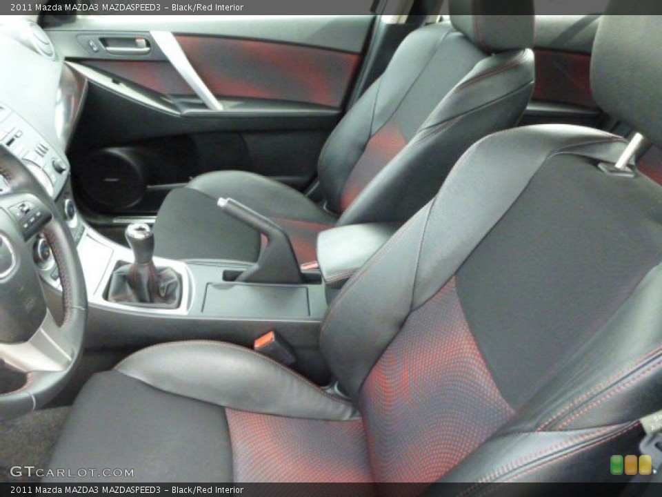 Black/Red Interior Photo for the 2011 Mazda MAZDA3 MAZDASPEED3 #78500813