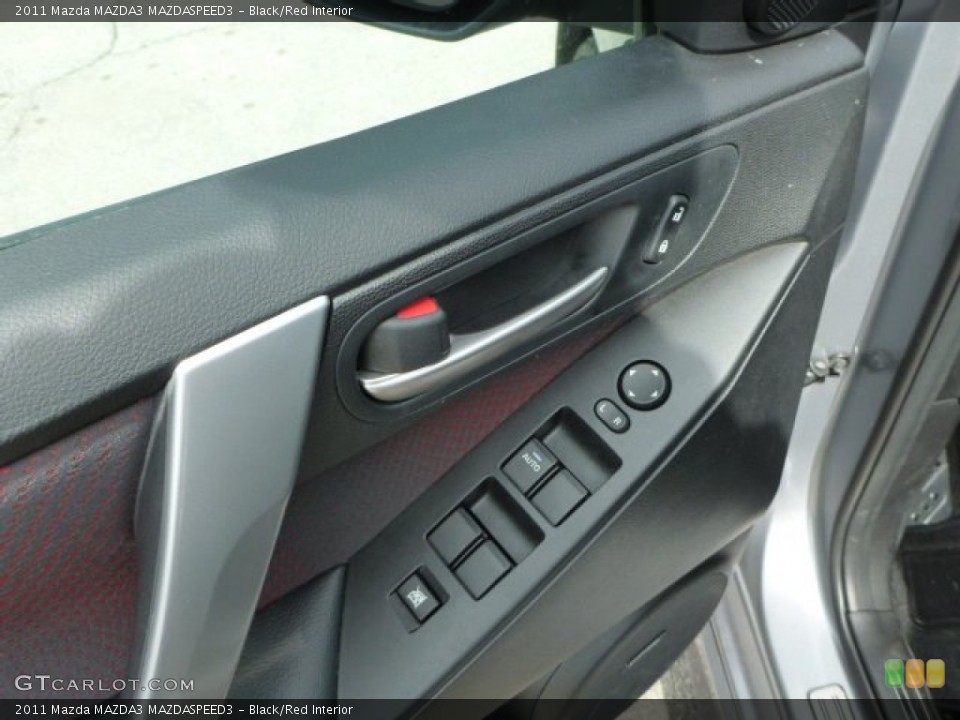 Black/Red Interior Controls for the 2011 Mazda MAZDA3 MAZDASPEED3 #78500849