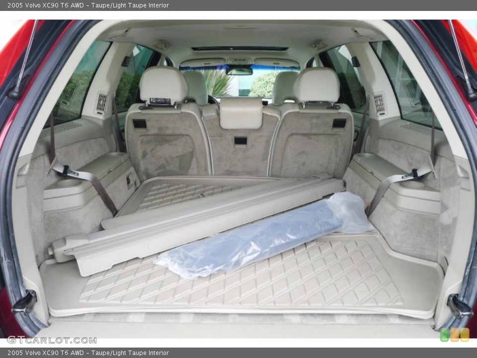 Taupe/Light Taupe Interior Trunk for the 2005 Volvo XC90 T6 AWD #78501302