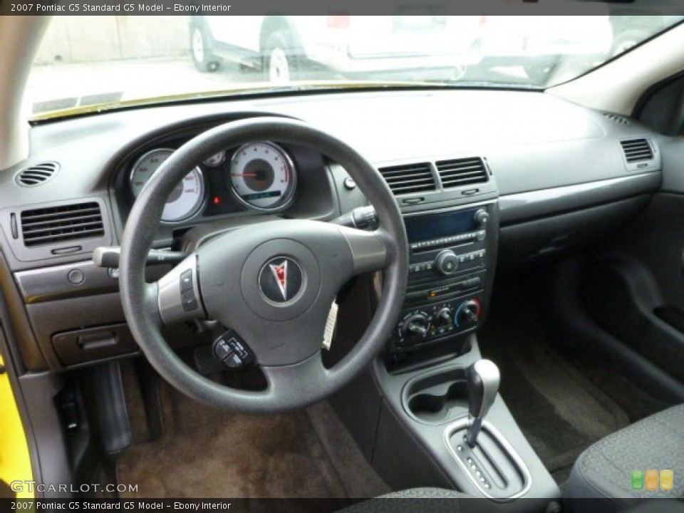 Ebony Interior Dashboard for the 2007 Pontiac G5  #78501323