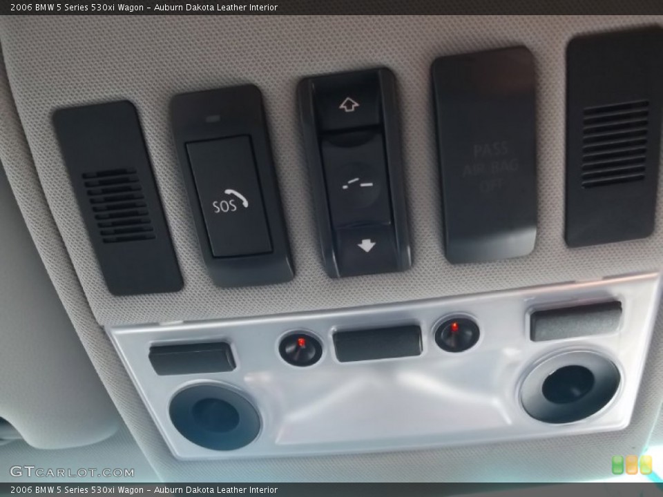 Auburn Dakota Leather Interior Controls for the 2006 BMW 5 Series 530xi Wagon #78501497