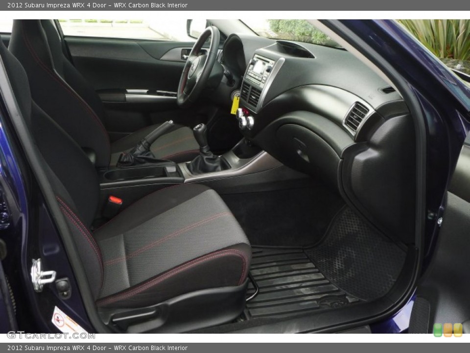 WRX Carbon Black Interior Front Seat for the 2012 Subaru Impreza WRX 4 Door #78501905