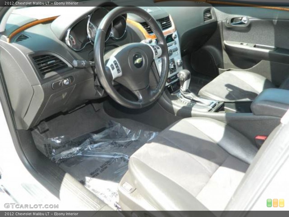 Ebony Interior Prime Interior for the 2012 Chevrolet Malibu LT #78502169