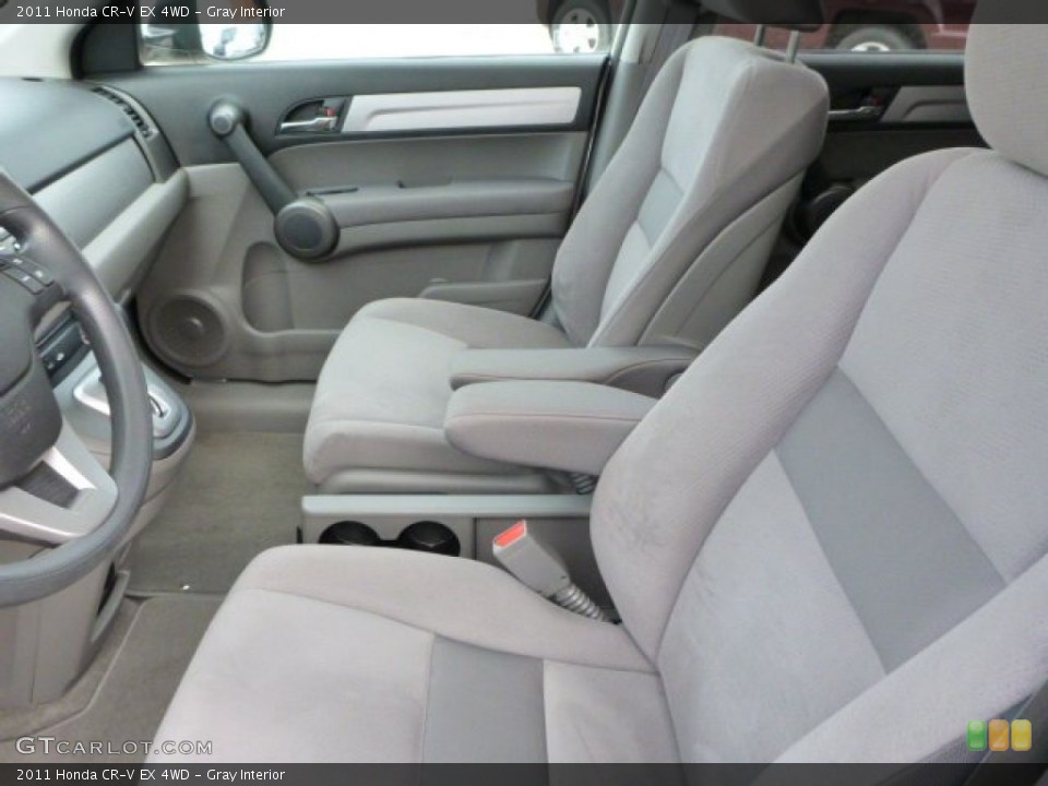 Gray Interior Front Seat for the 2011 Honda CR-V EX 4WD #78502349