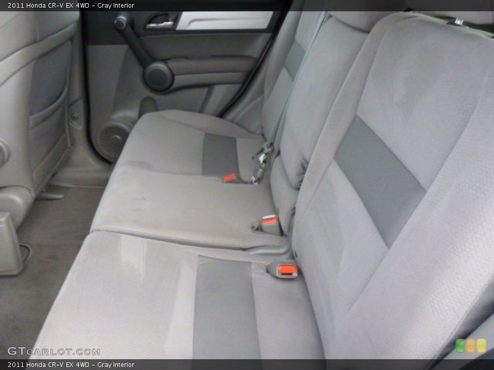 Gray Interior Rear Seat for the 2011 Honda CR-V EX 4WD #78502371