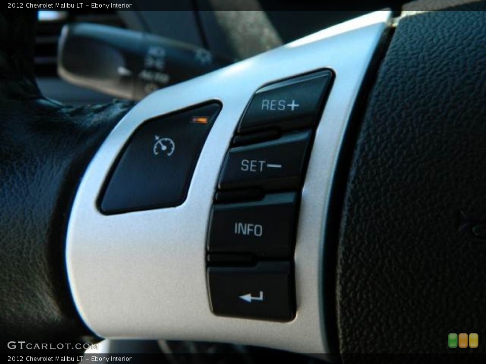 Ebony Interior Controls for the 2012 Chevrolet Malibu LT #78502372