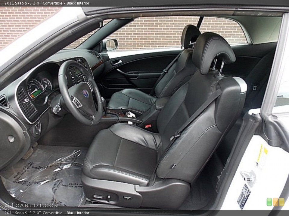 Black Interior Photo for the 2011 Saab 9-3 2.0T Convertible #78503123