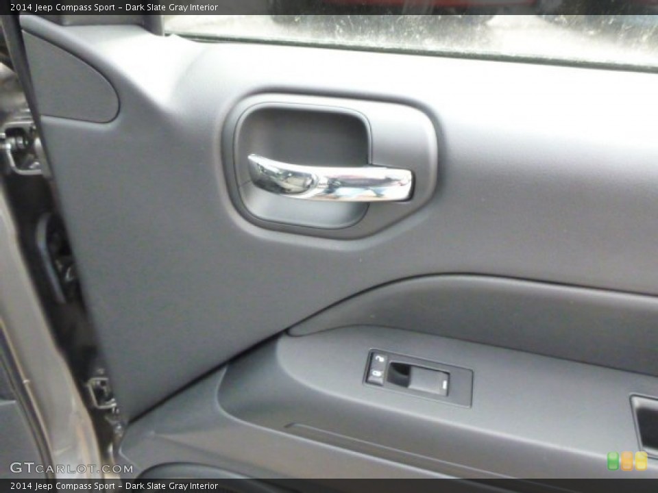 Dark Slate Gray Interior Door Panel for the 2014 Jeep Compass Sport #78503648