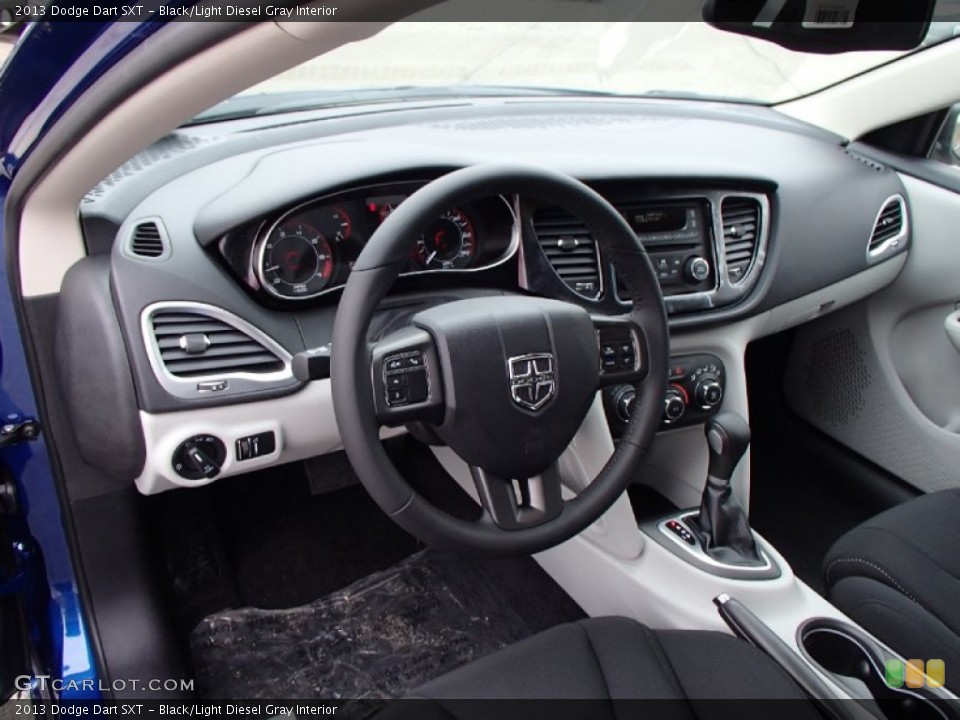 Black/Light Diesel Gray Interior Dashboard for the 2013 Dodge Dart SXT #78504434