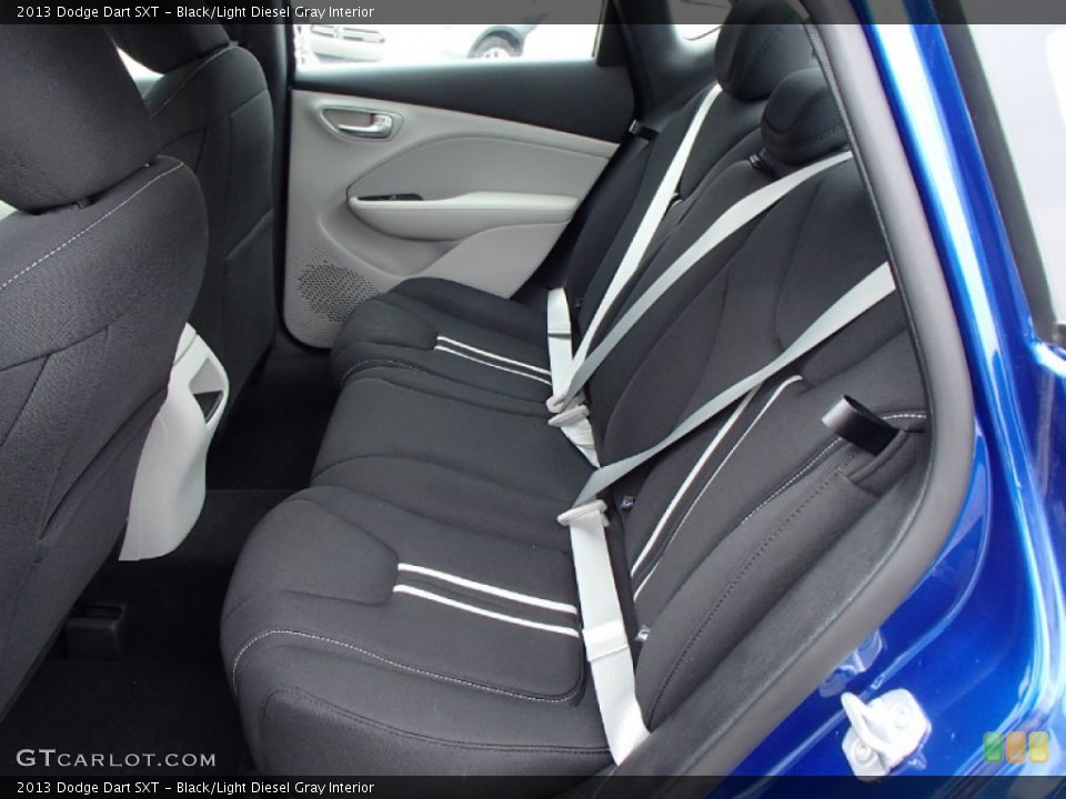 Black/Light Diesel Gray Interior Rear Seat for the 2013 Dodge Dart SXT #78504467