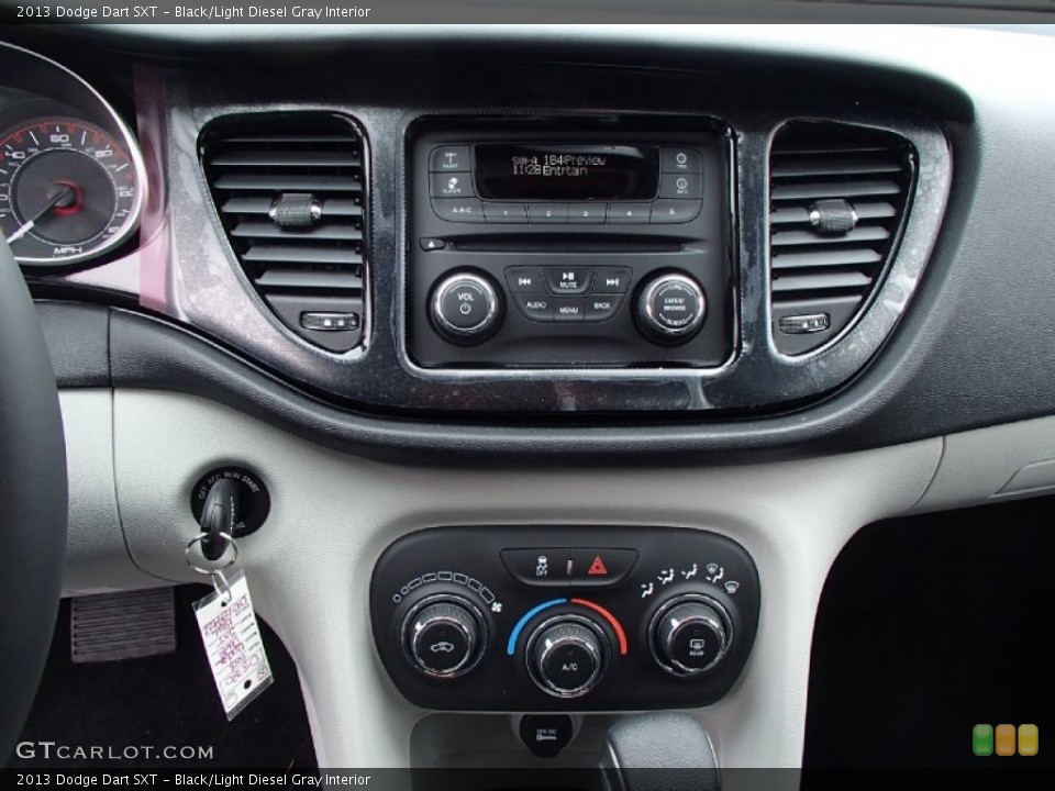 Black/Light Diesel Gray Interior Controls for the 2013 Dodge Dart SXT #78504506
