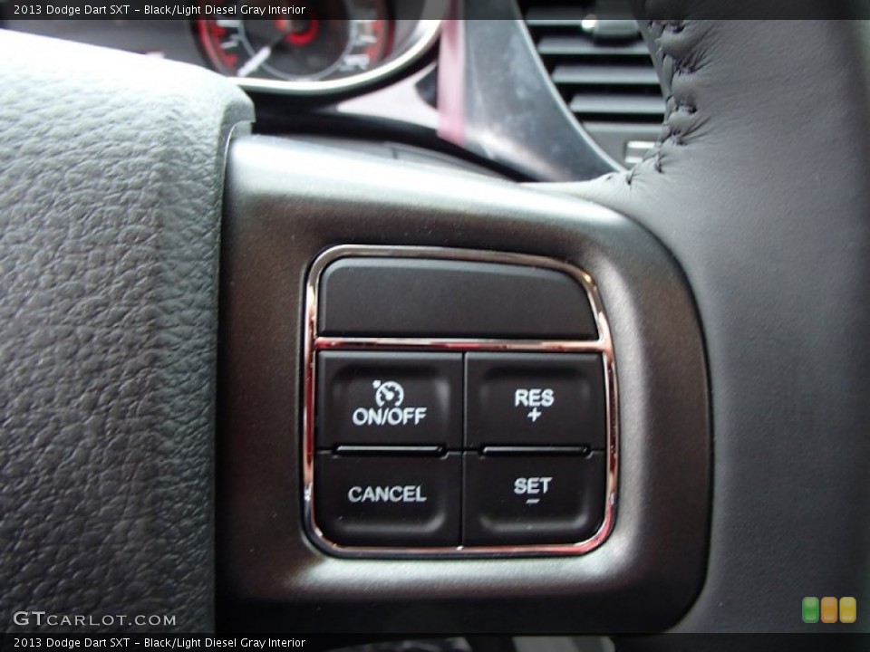 Black/Light Diesel Gray Interior Controls for the 2013 Dodge Dart SXT #78504533