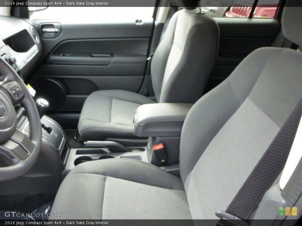 Dark Slate Gray Interior Front Seat for the 2014 Jeep Compass Sport 4x4 #78504932