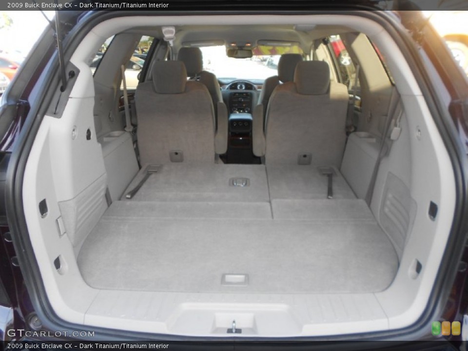 Dark Titanium/Titanium Interior Trunk for the 2009 Buick Enclave CX #78505004