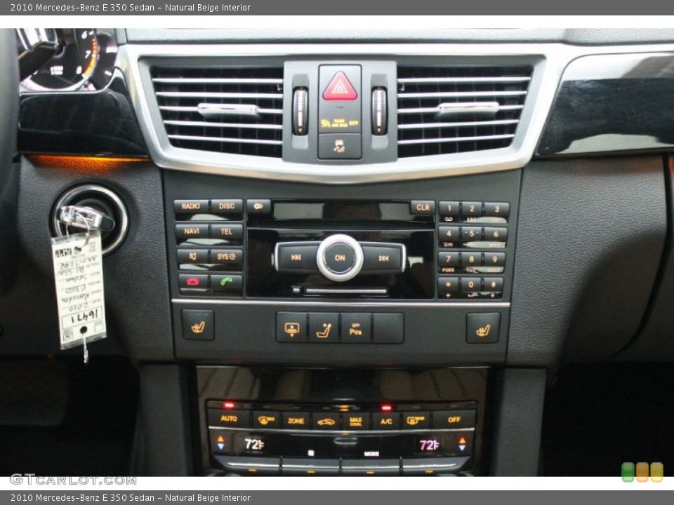 Natural Beige Interior Controls for the 2010 Mercedes-Benz E 350 Sedan #78506096