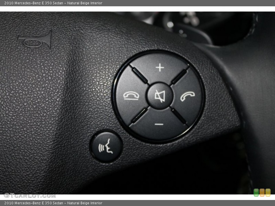 Natural Beige Interior Controls for the 2010 Mercedes-Benz E 350 Sedan #78506111