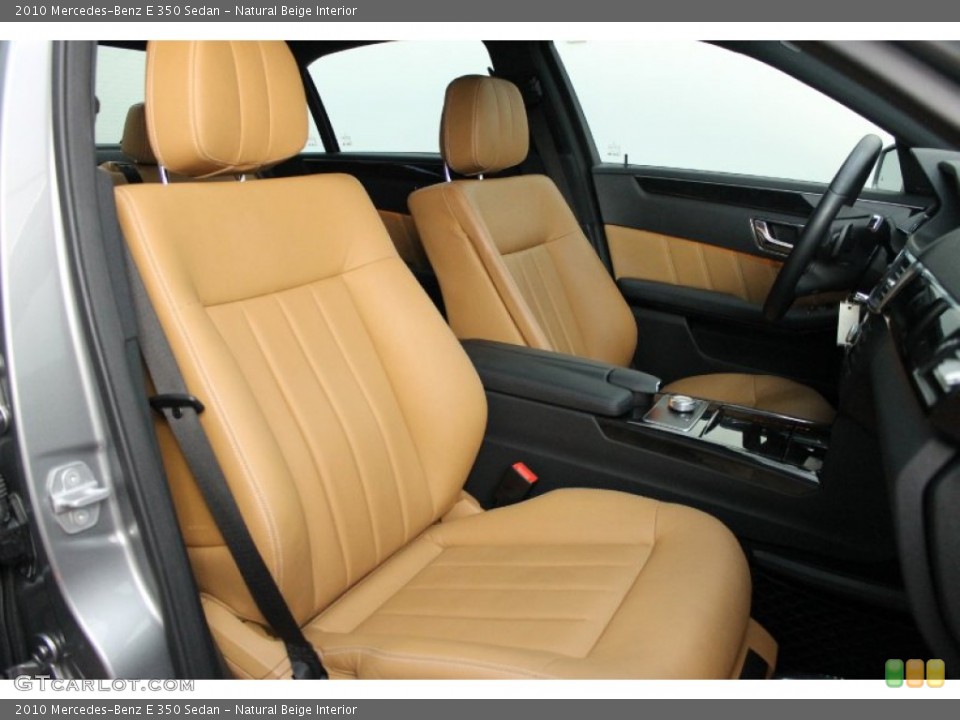 Natural Beige Interior Front Seat for the 2010 Mercedes-Benz E 350 Sedan #78506129