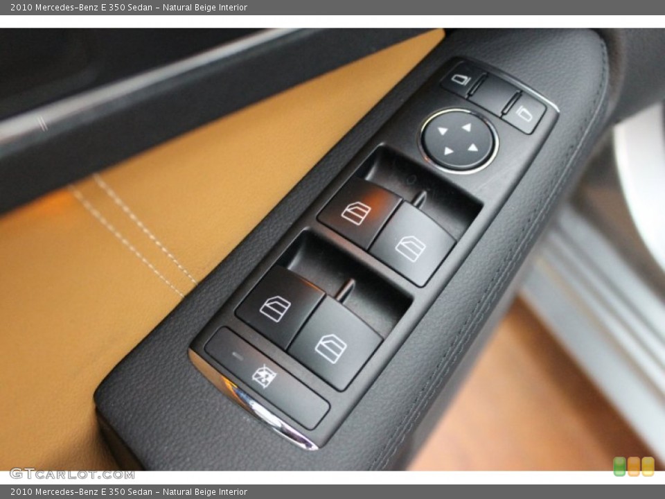 Natural Beige Interior Controls for the 2010 Mercedes-Benz E 350 Sedan #78506143