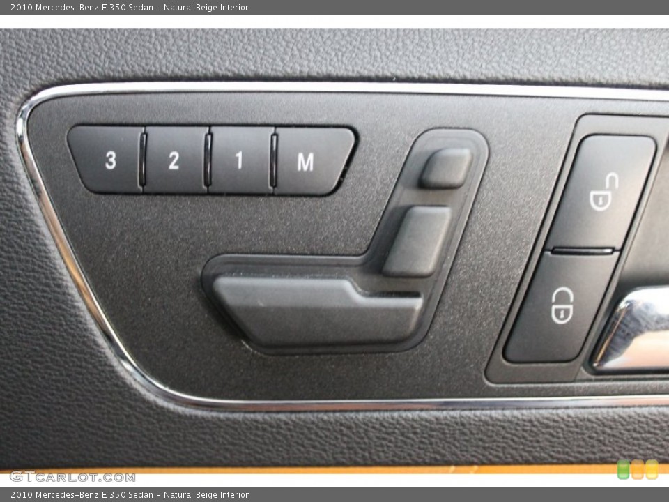 Natural Beige Interior Controls for the 2010 Mercedes-Benz E 350 Sedan #78506150