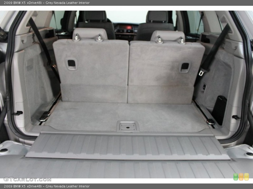 Grey Nevada Leather Interior Trunk for the 2009 BMW X5 xDrive48i #78506589