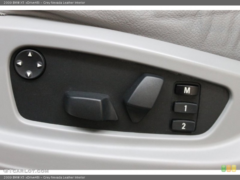 Grey Nevada Leather Interior Controls for the 2009 BMW X5 xDrive48i #78506630