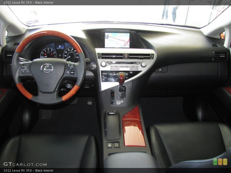 Black Interior Dashboard for the 2012 Lexus RX 350 #78506807