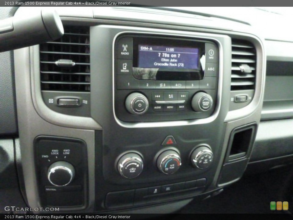 Black/Diesel Gray Interior Controls for the 2013 Ram 1500 Express Regular Cab 4x4 #78506966