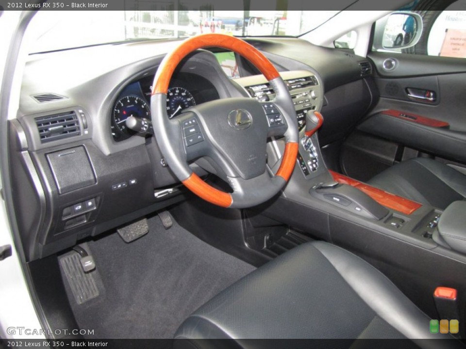 Black Interior Prime Interior for the 2012 Lexus RX 350 #78507155