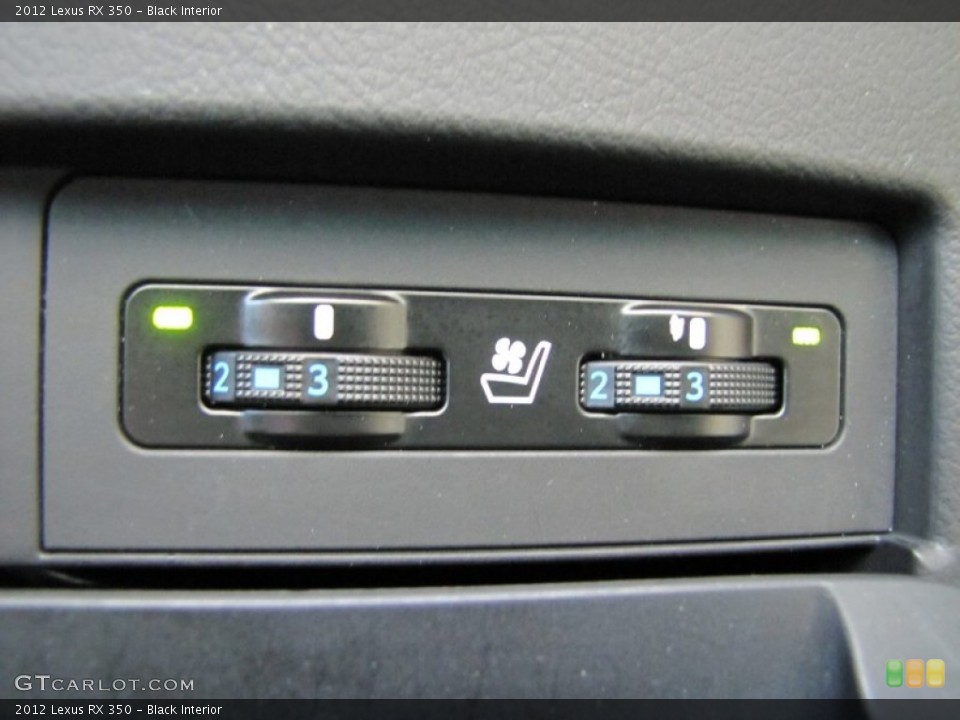 Black Interior Controls for the 2012 Lexus RX 350 #78507392