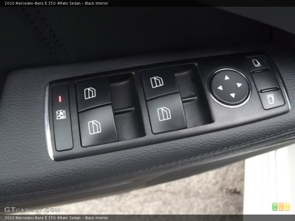 Black Interior Controls for the 2010 Mercedes-Benz E 350 4Matic Sedan #78507560