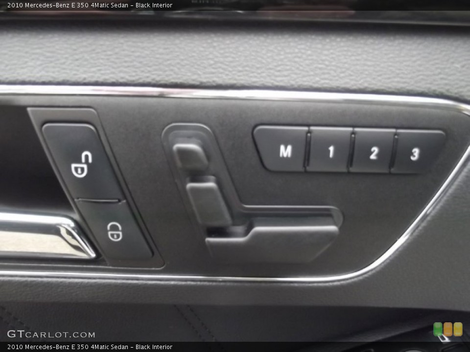 Black Interior Controls for the 2010 Mercedes-Benz E 350 4Matic Sedan #78507572