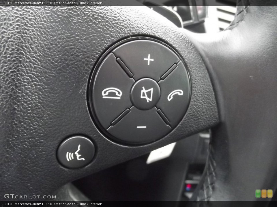 Black Interior Controls for the 2010 Mercedes-Benz E 350 4Matic Sedan #78507729