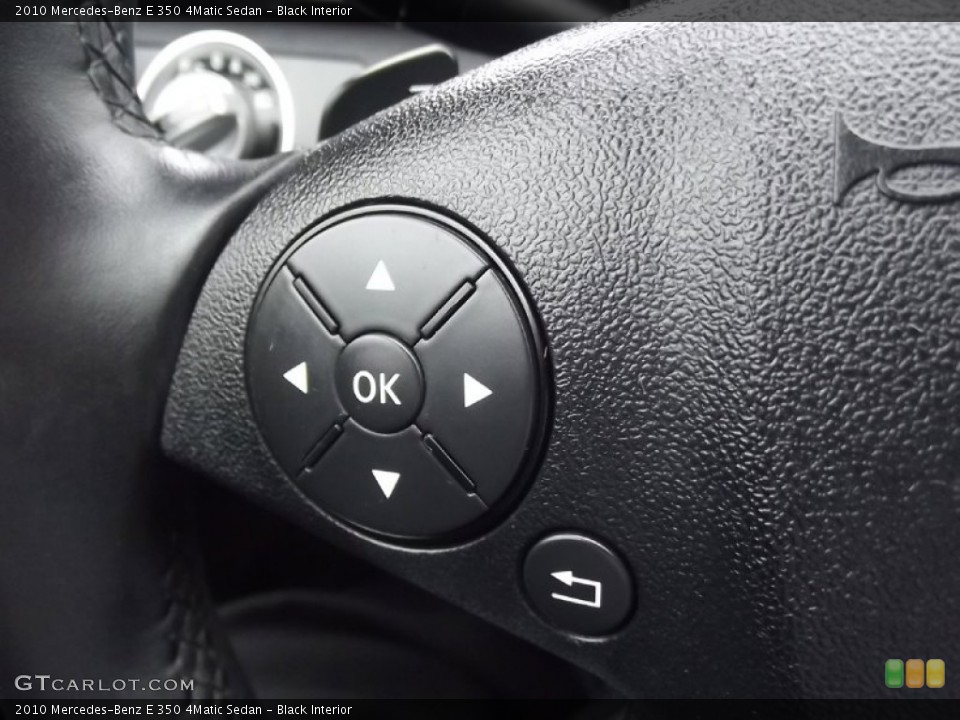 Black Interior Controls for the 2010 Mercedes-Benz E 350 4Matic Sedan #78507743