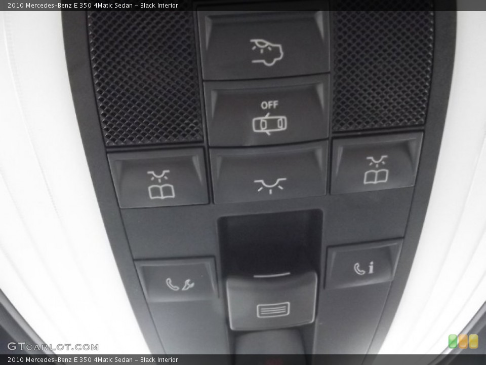 Black Interior Controls for the 2010 Mercedes-Benz E 350 4Matic Sedan #78507784
