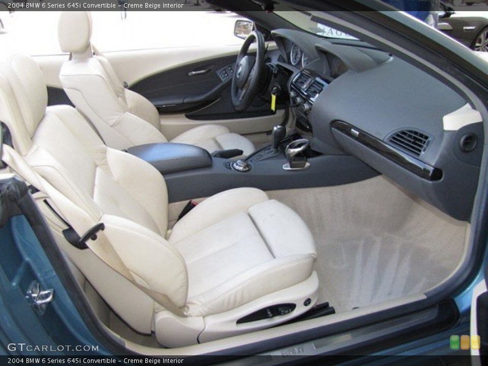 Creme Beige Interior Photo for the 2004 BMW 6 Series 645i Convertible #78508082