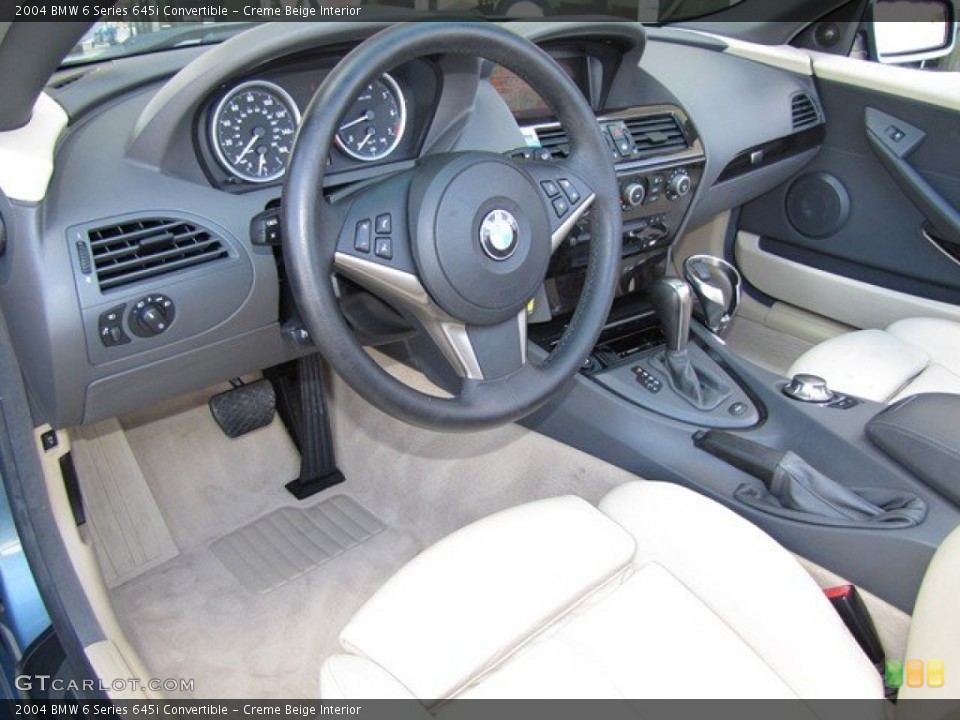 Creme Beige 2004 BMW 6 Series Interiors