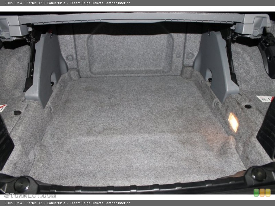 Cream Beige Dakota Leather Interior Trunk for the 2009 BMW 3 Series 328i Convertible #78508636
