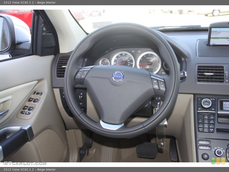 Beige Interior Steering Wheel for the 2013 Volvo XC90 3.2 #78508754