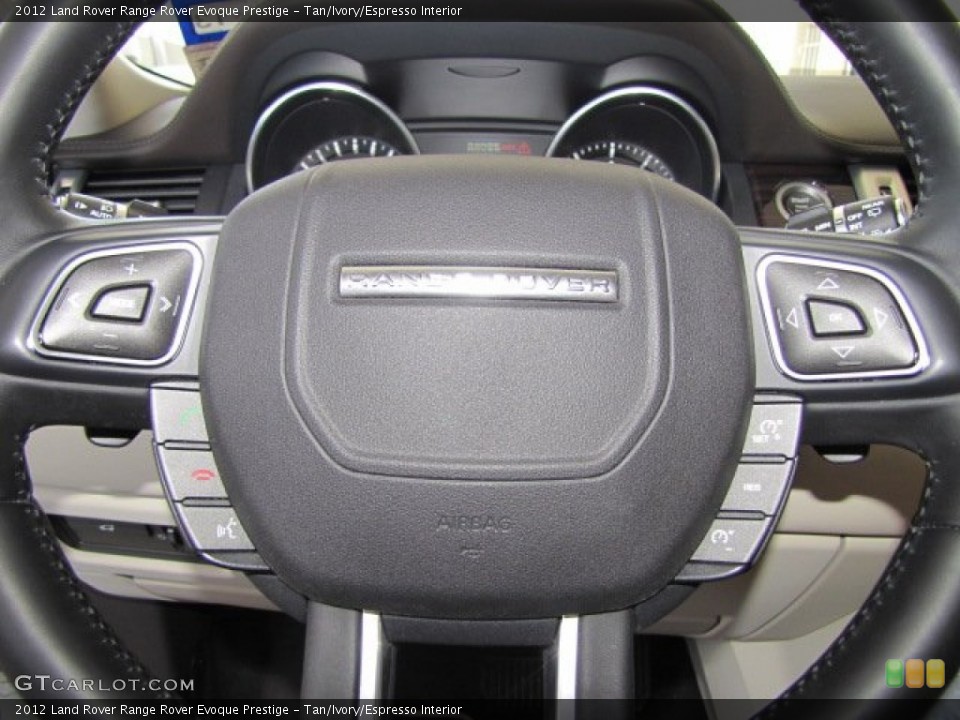 Tan/Ivory/Espresso Interior Controls for the 2012 Land Rover Range Rover Evoque Prestige #78509336