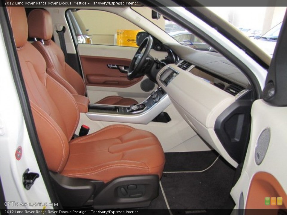 Tan/Ivory/Espresso Interior Photo for the 2012 Land Rover Range Rover Evoque Prestige #78509515